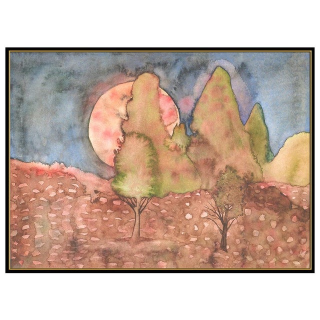 Message us to inquire about custom framing options! (Included for free with every purchase) The artwork here, "Night of...