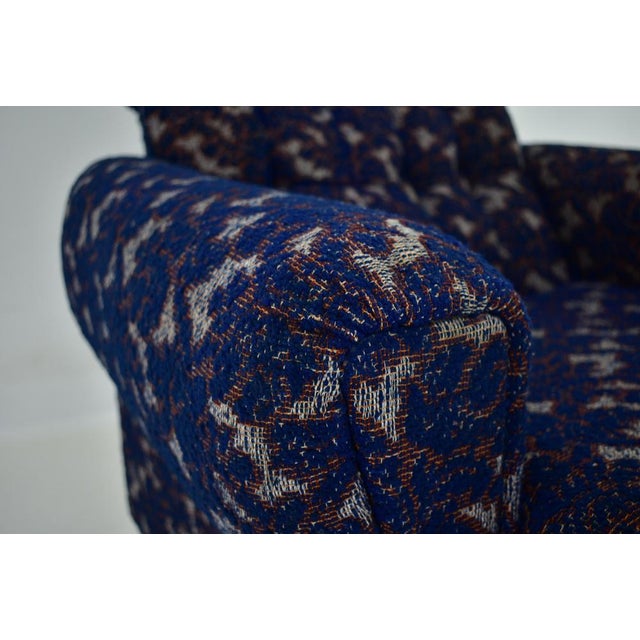 Mid-Century Wing Armchair, Czechoslovakia, 1960s For Sale - Image 3 of 18