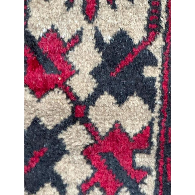 Vintage Turkmen Baluch Rug, 1950s For Sale - Image 9 of 16