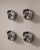 Space Age Set of 4 Chrome Plastic Coat Hangers, Olaf Von Bohr, Kartell Italy 1960s For Sale - Image 12 of 14