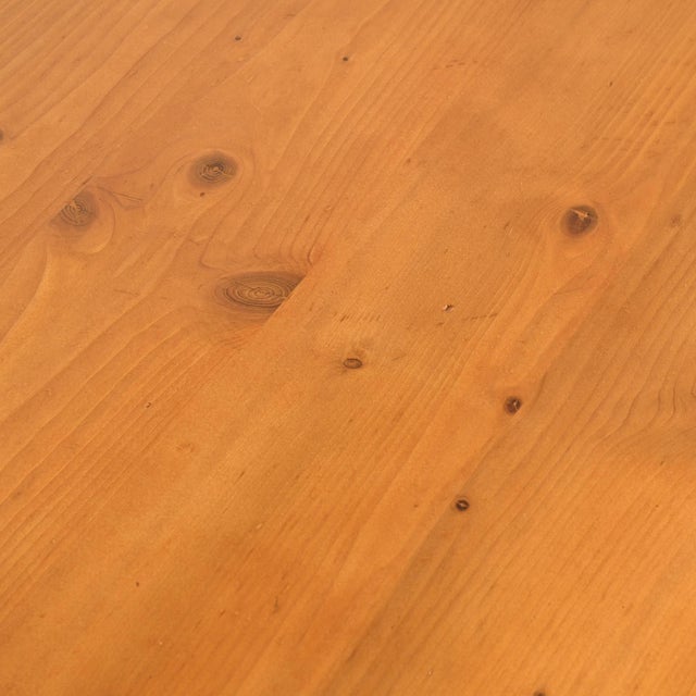 Pine Dining Table for Les Arcs, France, 1970s For Sale - Image 12 of 13
