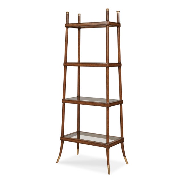 Maitland - Smith Maitland-Smith Luna Etagere For Sale - Image 4 of 4