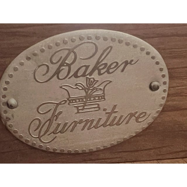 Vintage, Baker Furniture Side End Table With Drawer For Sale - Image 9 of 9