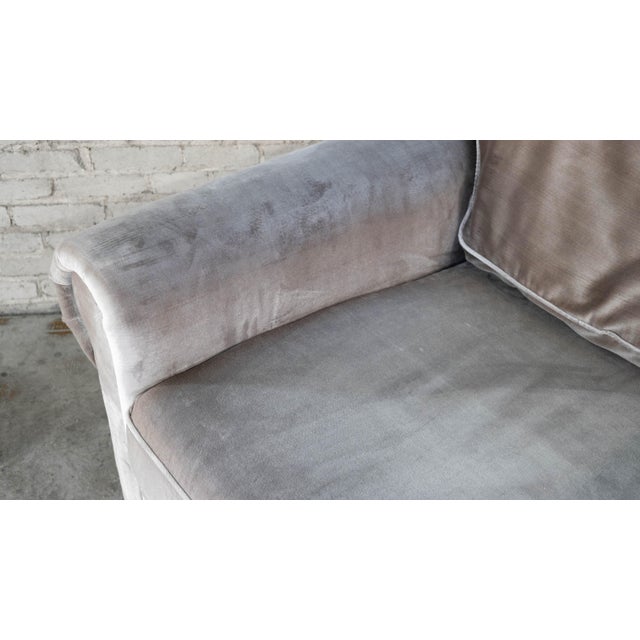 Restoration Hardware Lancaster Luxe Velvet Chair For Sale - Image 15 of 18