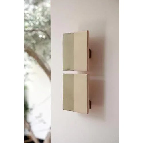 Tiles Line Green Ceramic Decorative Wall Lamp by Violaine d'Harcourt For Sale - Image 4 of 9