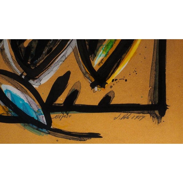 Modern Jacques Poli, Parakeets, Lithograph For Sale - Image 3 of 8