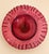 Mid-Century Modern Vintage Fenton-Style Hobnail Ruffled Rim Glass Bowl For Sale - Image 3 of 6