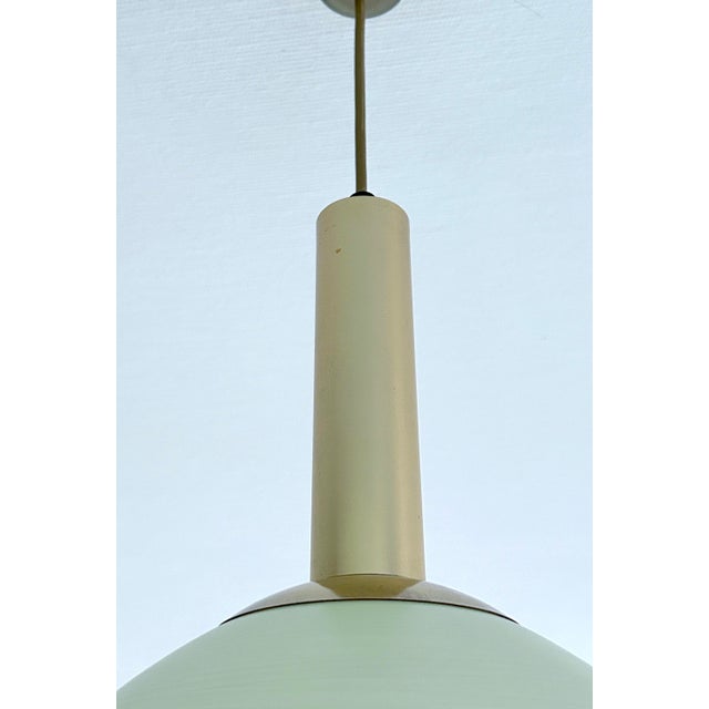Vintage Italian Pendant Light in Glass, 1950s For Sale - Image 4 of 18