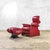 Animal Skin Armchair with Pouf Mod. Viscontia by Dino Gavina for Gavina, 1987 For Sale - Image 7 of 7