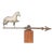 Antique Zinc Horse Weathervane Topper For Sale