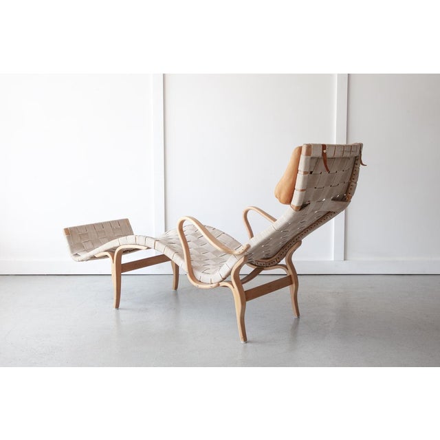 Mid-Century Modern Pernilla 3 Chaise Lounge by Bruno Mathsson for Firma Karl Mathsson, 1960s For Sale - Image 3 of 10