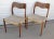 Brown 2 Niels Otto Moller Attributed Model 71 Chairs For Sale - Image 8 of 12