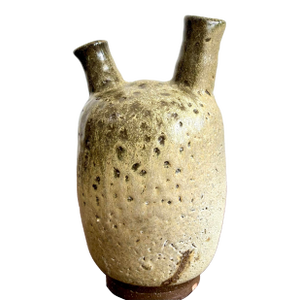 Vintage Boho Japanese Studio Pottery Vase
