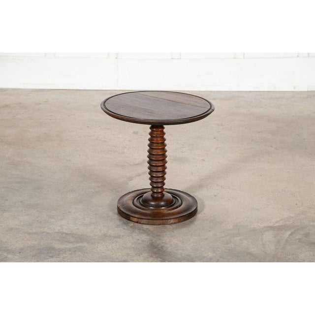 Antique French Bobbin Fruitwood Table, 1880 For Sale - Image 9 of 10