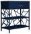 Tiffany End Table in Navy For Sale - Image 4 of 7