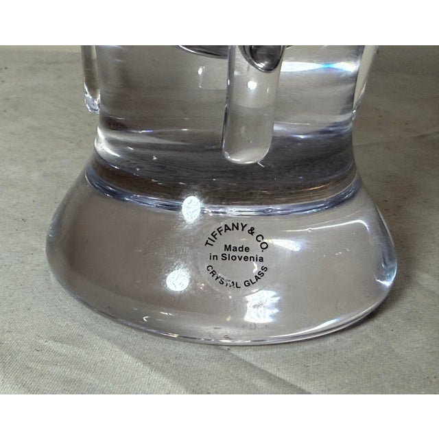 Transparent Original Tiffany's Crystal Agusta National Master's Day's Low Score Golf Trophy For Sale - Image 8 of 15