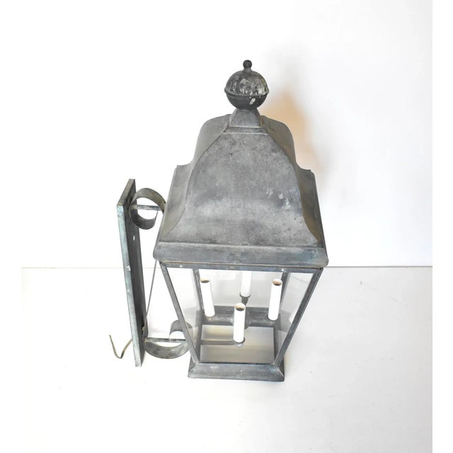 Gray Antique 19th-Century Lantern For Sale - Image 8 of 13