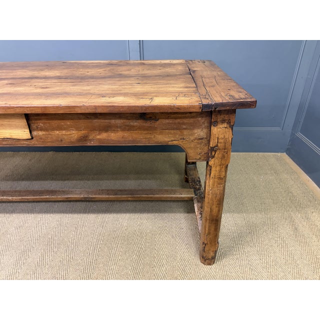 19th Century Fruitwood Refectory Farmhouse Table, 1800 For Sale - Image 11 of 18