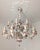 Rococo Large Italian Porcelain Three Tier Chandelier in the style of Capodimonte, 1950s For Sale - Image 3 of 13