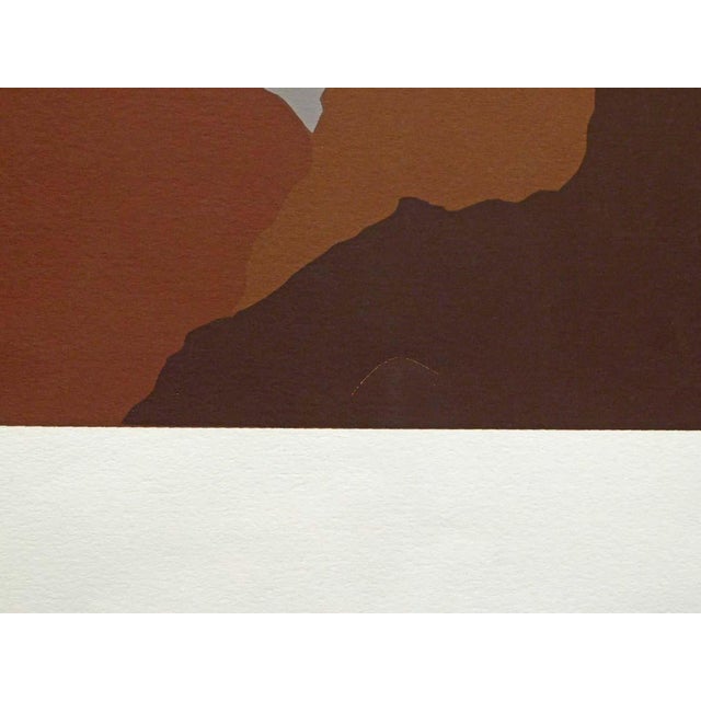Paper 1980s Robert Wilson "Horizon" Signed Numbered Fine Art Serigraph Landscape For Sale - Image 7 of 7