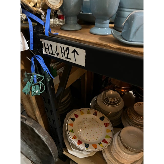 1970s Collection of Ceramic White Lotus Nesting Bowls- Set of 7 For Sale - Image 12 of 12