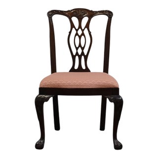 Pennsylvania House Solid Mahogany Traditional Chippendale Style Dining Side Chair 13-31078 For Sale