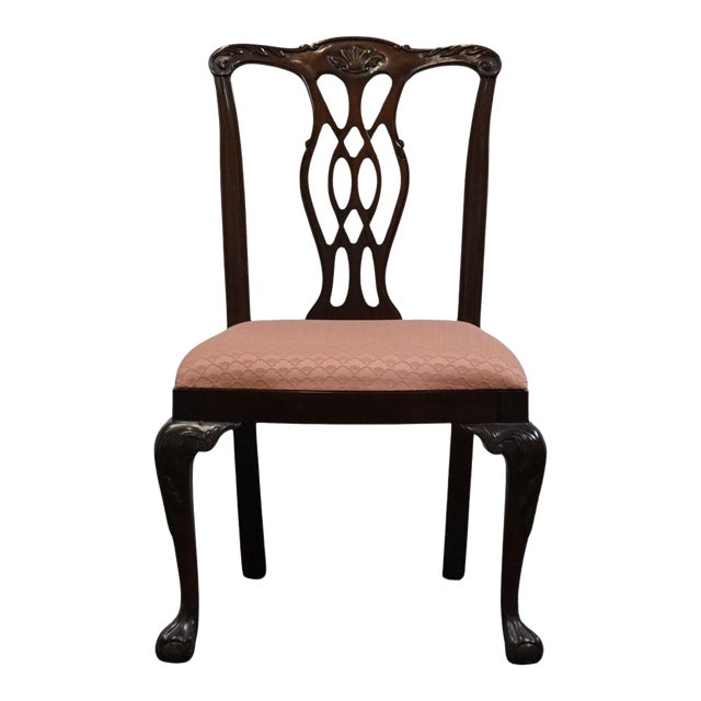 Pennsylvania House Solid Mahogany Traditional Chippendale Style Dining Side Chair 13-31078 For Sale