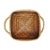 Vintage Coastal Bamboo & Cowry Basket Medium For Sale - Image 4 of 9