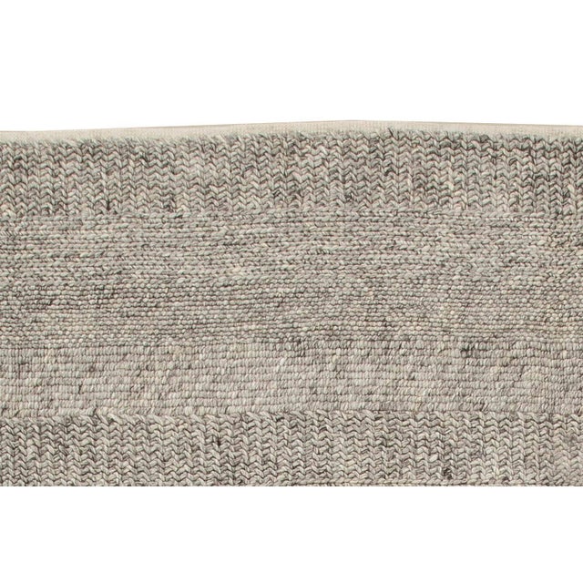 Early 21st Century Contemporary Heathered Stone Flat-Weave Wool Rug by Doris Leslie Blau For Sale - Image 5 of 8