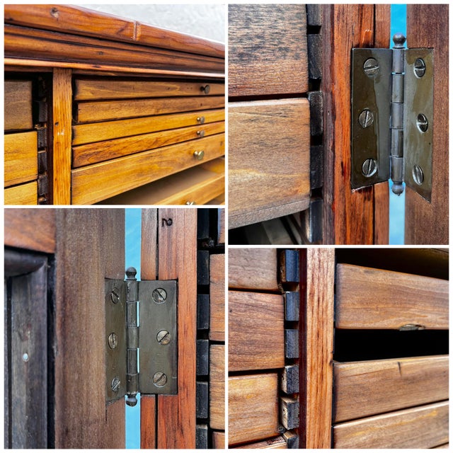 Antique Collector's or Specimen Cabinet | Late 19th Century For Sale - Image 16 of 18