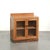Art Deco Amsterdam School Dutch Oak Cabinet with Glass Doors For Sale - Image 13 of 13