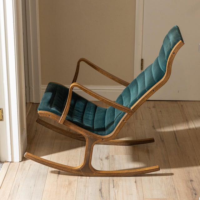 Mid-Century Tendo Mokko Heron Rocking Chair by Mitsumasa Sugazawa, Japan For Sale - Image 16 of 18