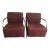 Contemporary Upholstered Aluminum Frame Bauhaus Chairs - A Pair For Sale