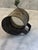 Authentic early 20 th century kitchen ware. 1 cup midget flour sifter. classic single wire rotary crank . Tin plate...