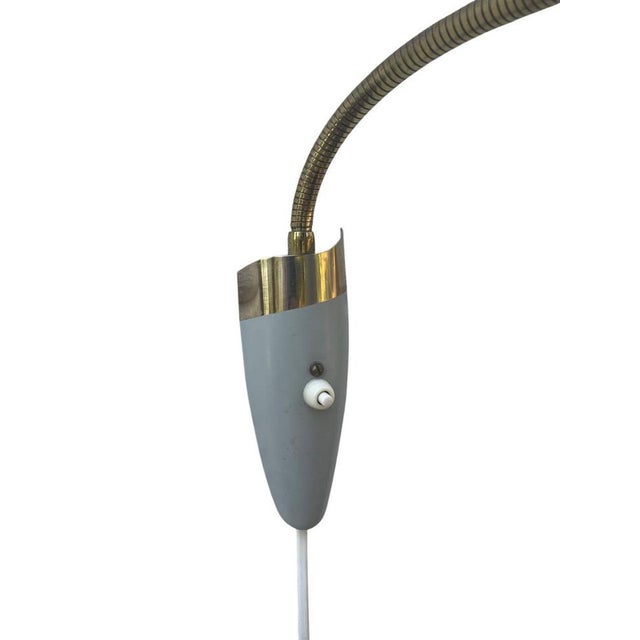 Model 8845 Wall Lamps attributed to Arvid Böhlmarks Lampfabrik, Sweden, 1950s, Set of 2 For Sale - Image 6 of 8