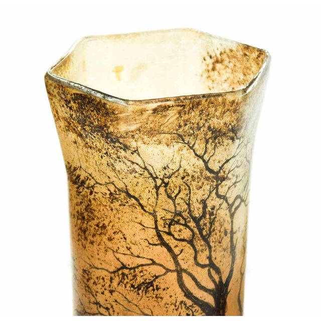 Art Deco Glass Vases, Italy, Early 20th Century, Set of 2 For Sale - Image 4 of 5