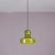 Mid-Century Modern Green Glass Hanging Lamp with Copper Details by Victor Berndt for Flygsfors, Sweden, 1970s For Sale - Image 3 of 8