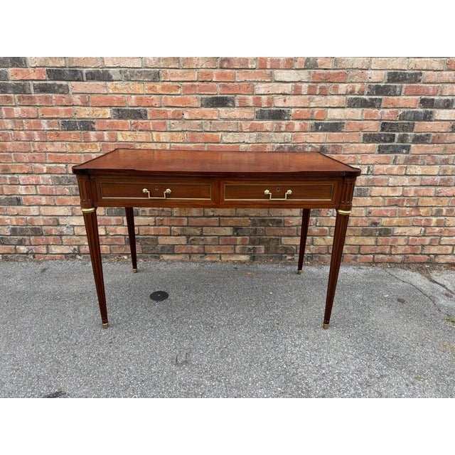 19th Century French Louis XV Leather Desk For Sale - Image 10 of 13