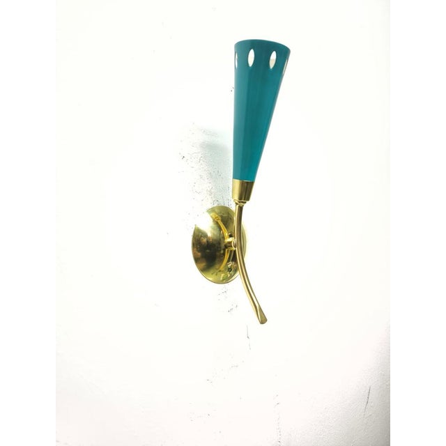 Mid-Century Modern Sputnik Wall Light, 1950s For Sale - Image 3 of 8