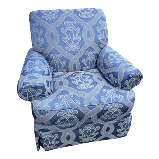 Silk Arm Chair in Christopher Hyland Fabric