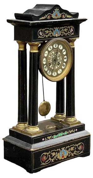 French Boulle Clock with Chines on a Bell