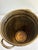 Brass Vintage Embossed Grapevine Solid Brass Vase With Handles For Sale - Image 8 of 10