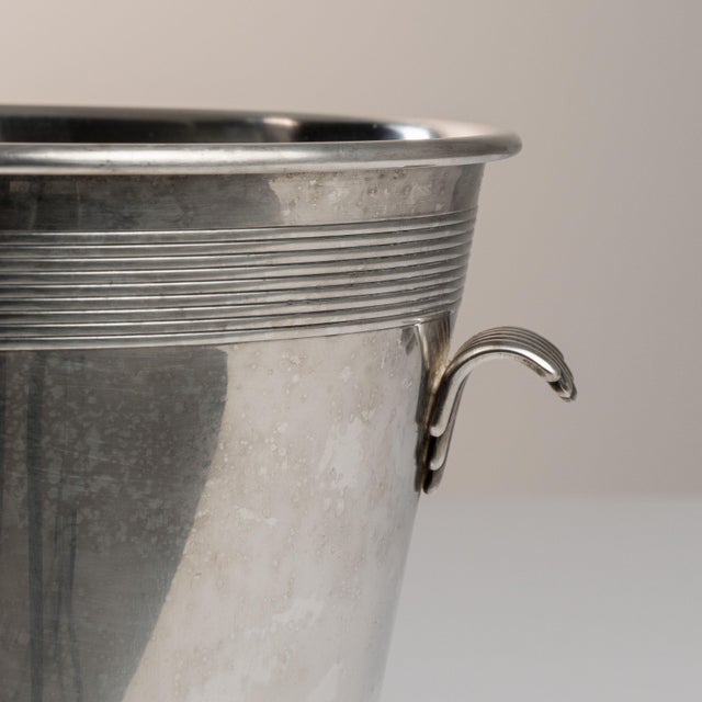 Mid 20th Century France Silver Ice Bucket For Sale - Image 10 of 15