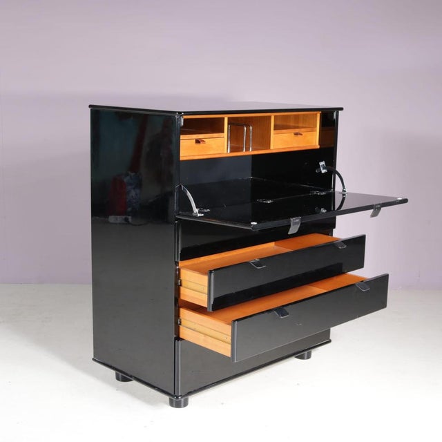 A beautiful drawer cabinet, designed by Peter Maly, manufactured by Interlübke in Germany in the 1980s. This elegant piece...