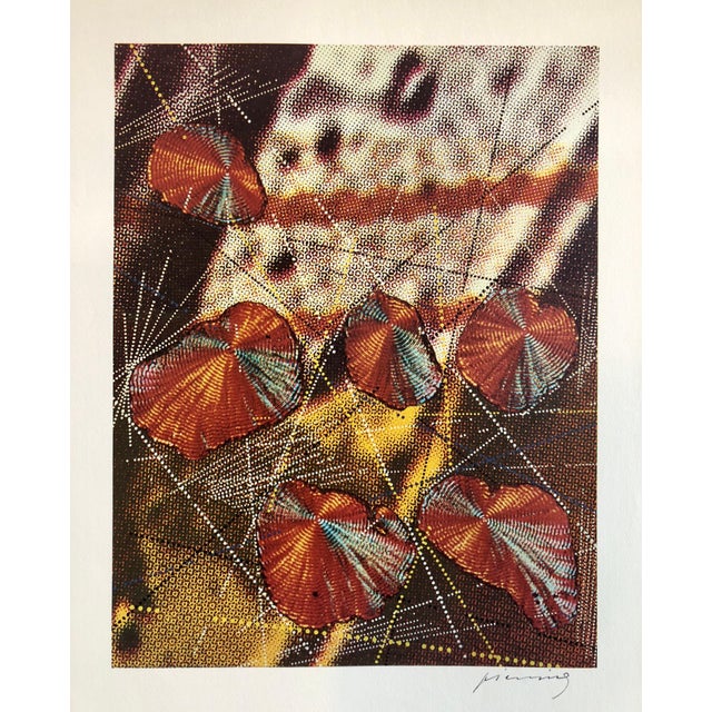 M. Peter Piening, Pencil Signed Abstract Geometric Graphic Design Lithograph Print, Bauhaus Artist, 1968 For Sale