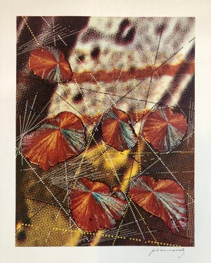 M. Peter Piening, Pencil Signed Abstract Geometric Graphic Design Lithograph Print, Bauhaus Artist, 1968