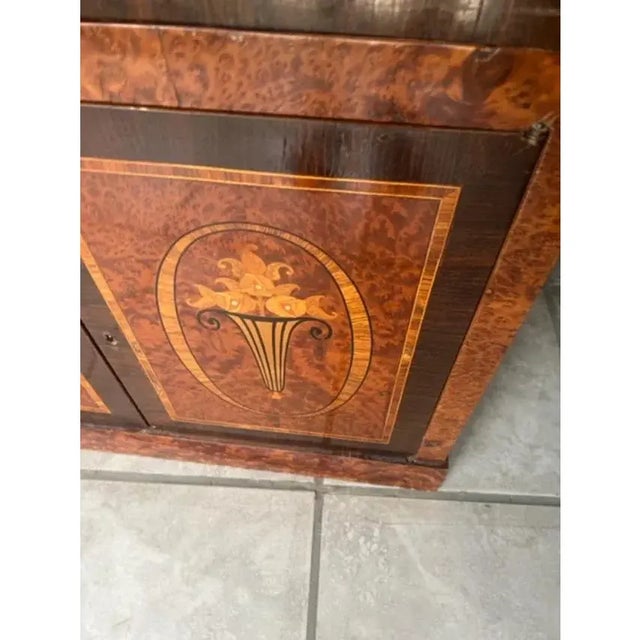 Late 19th Century Antique French Walnut Drinks Dry Bar For Sale - Image 5 of 7