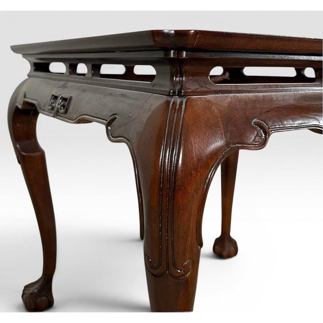 Vintage Drexel Heritage Ming Treasure Burlwood Asian Modern Side Table For Sale - Image 11 of 18
