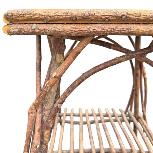 Adirondack Style Twig Table For Sale - Image 10 of 15