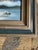 Wood 1970s Vintage Signed Original Coastal Painting, Framed For Sale - Image 7 of 8